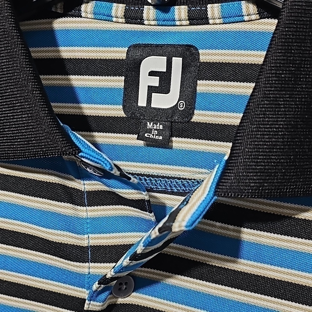 FootJoy Striped‎ Polo Shirt Size Small - Picture 3 of 7